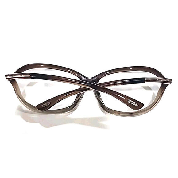 Tom Ford TF8 38F No Lenses Brown Butterfly Wrap Sunglasses Frame 61-16 120 - Picture 8 of 11